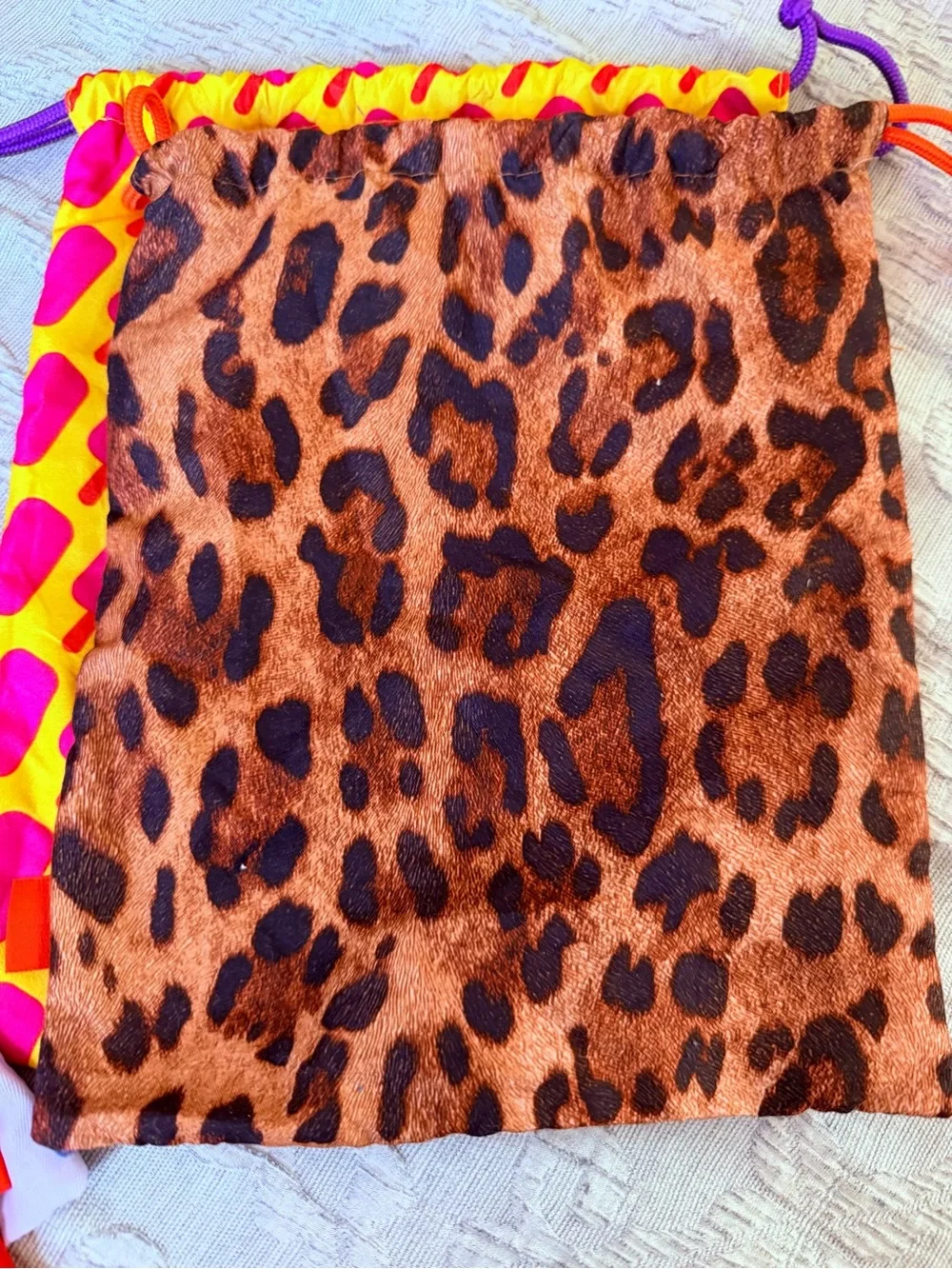 NWOT Bundle of 7 Drawstring Cosmetic Bags from Ipsy